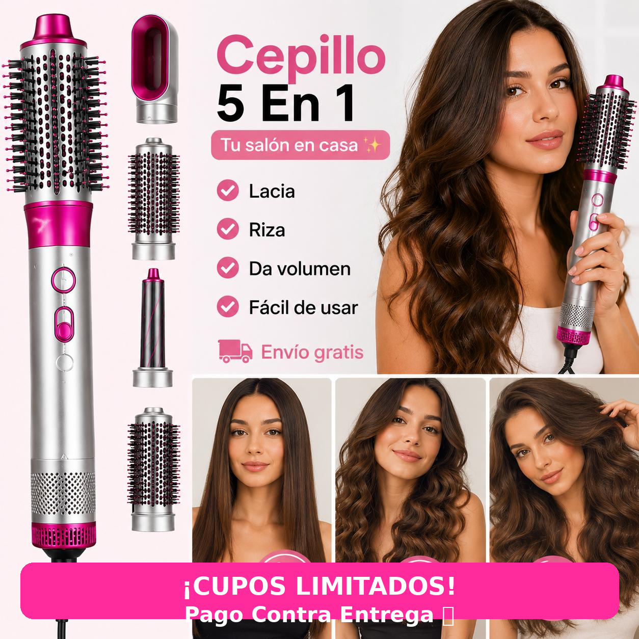 Cepillo 5 en 1 novaair pro